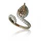 Diya Flame Rose Gold Diamond Ring