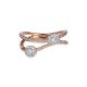 Double Wound Diamond Ring
