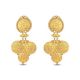 Temple inspired Earrings In Yellow Gold
