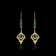 Gleaming Floret Drop Earrings