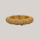 Floral Textured Gold Bangle 