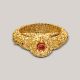 Traditional Gold Red Dot Bangle