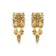Ethnic Gold Danglers In Yellow Gold
