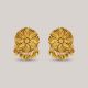Elegant Fiore Gold Earrings