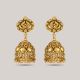 Intricately designed Jhumka In Yellow Gold