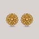 Floral Studs In Yellow Gold