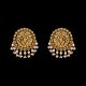 Classic Gold Earring With Pearls
