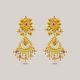 Pink Punch Gold Earrings