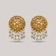 Rosary Gold Stud Earrings