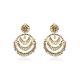 Traditional Gold Chandbali Earrings
