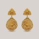 Floweret Brocade Gold Earrings