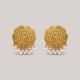 Floral Wave Gold Earrings