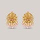Flowery Arch Gold Earrings