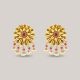 Kerria Fleur Gold Earrings
