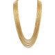 Simple Wired Long Gold Necklace