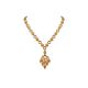 Wholes and Petals Gold Necklace