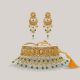 Detailed Bell Carves Gold Choker Set