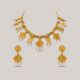 Pretty Floral Gold Necklace Set