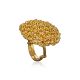 Rosey Chunky Gold Ring