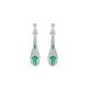 Dangling Emerald Earrings