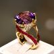 Purple Panache Chunky Diamond Ring