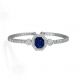 Fiery Blue Sapphire Bracelet