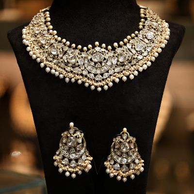 Buy real polki bangles set online - polki jewellery online shopping