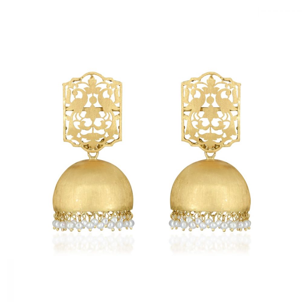 Pinned Princess Gold Earrings