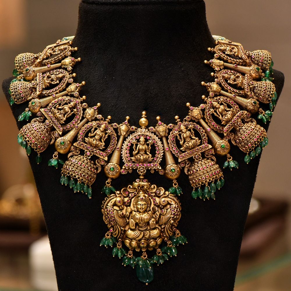 Dasavatharam necklace outlet with weight