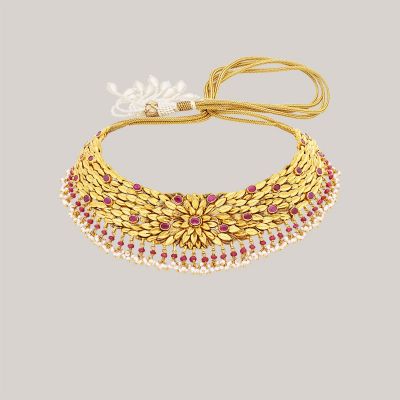 Real gold hot sale choker necklace