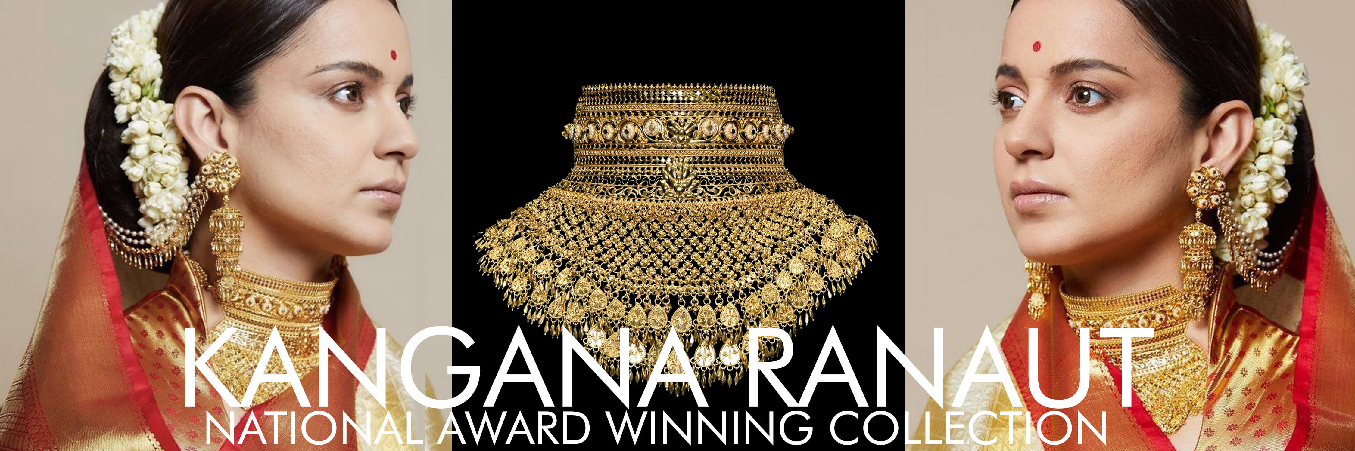 Kangana shines in Jaipur Gems jewellery at the 67th National Film Awards